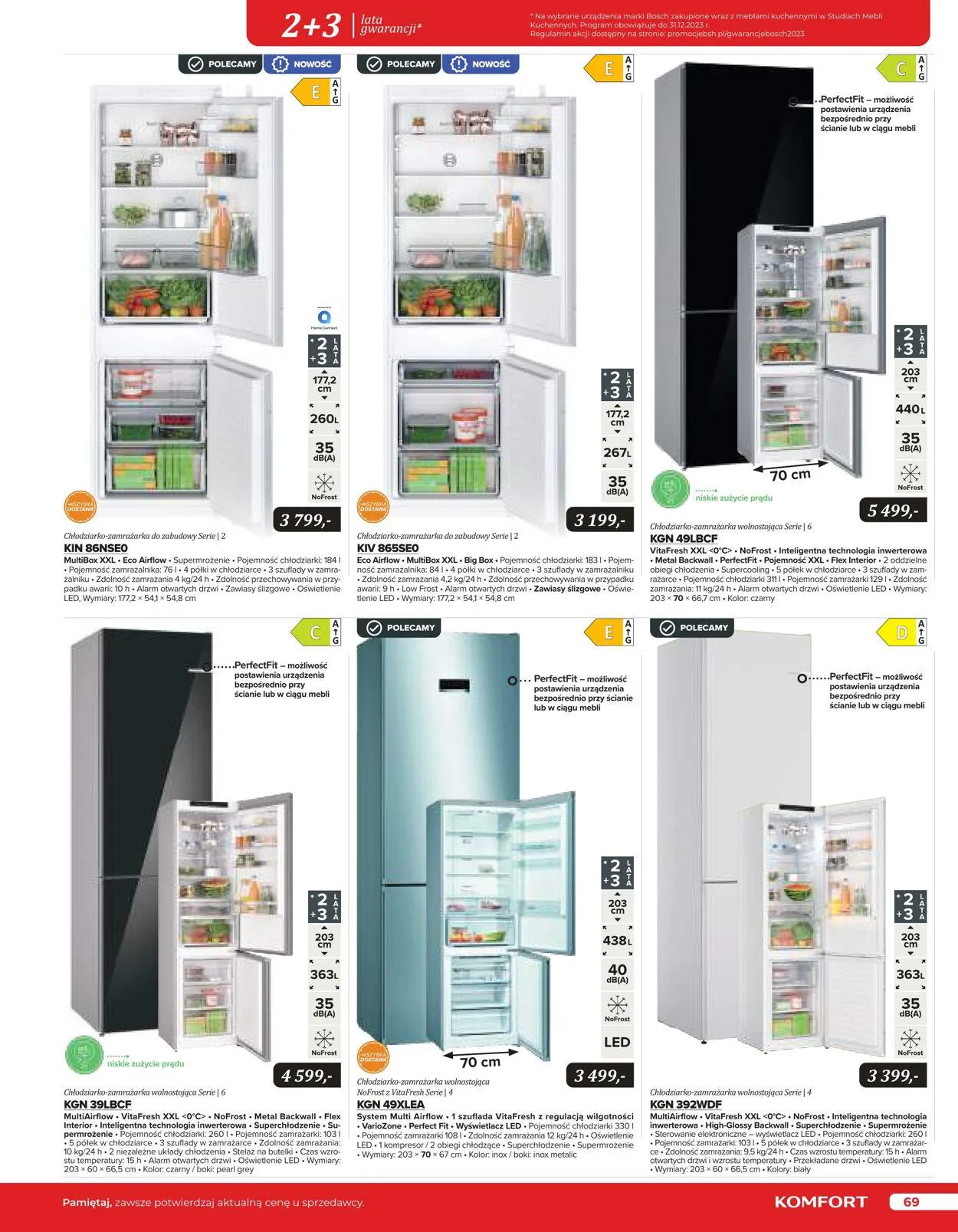 Gazetka Komfort Aktualna gazetka od 25 października do 31 stycznia 2024 - Strona 68