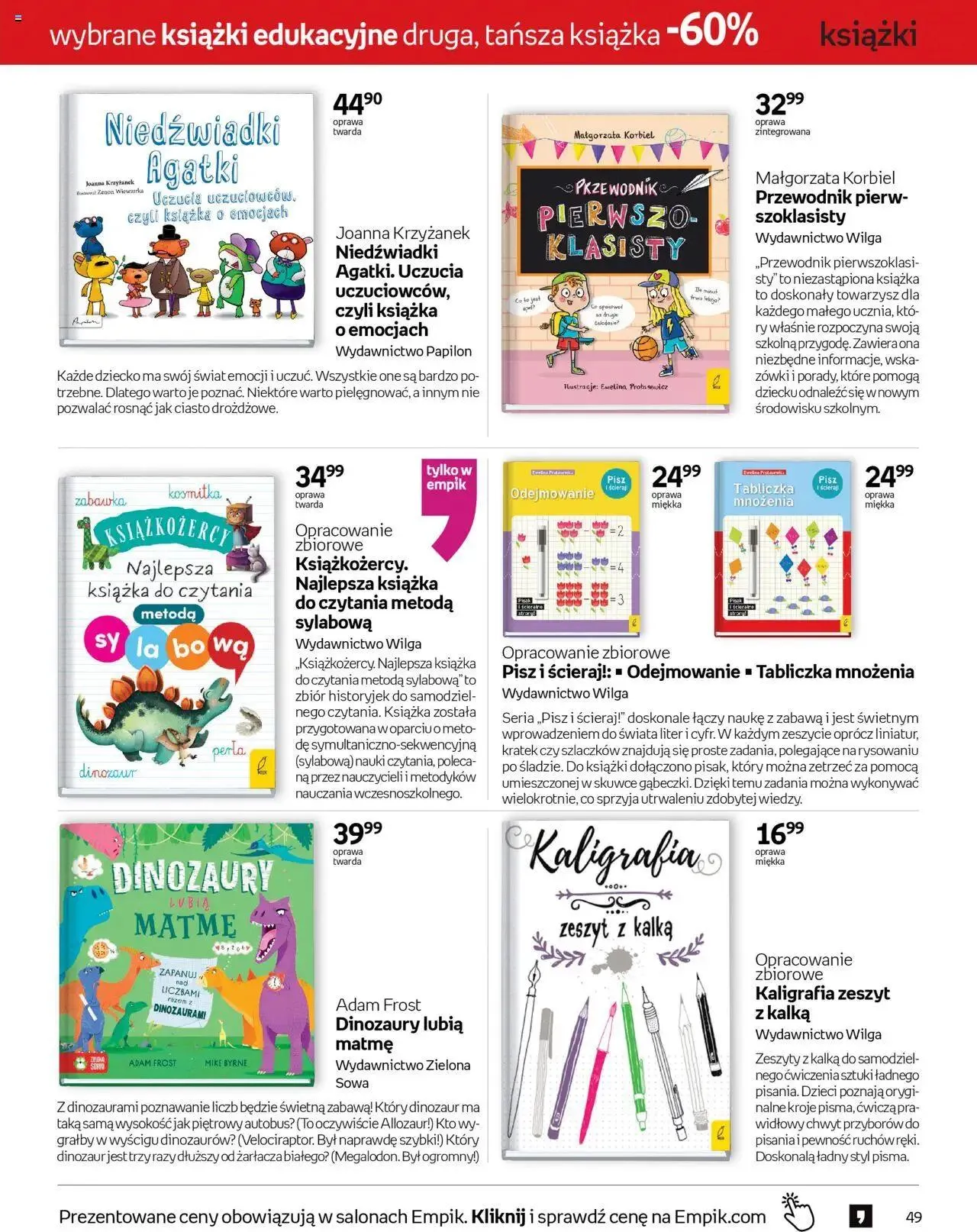 Gazetka Empik Gazetka od 11 września do 24 września 2024 - Strona 49