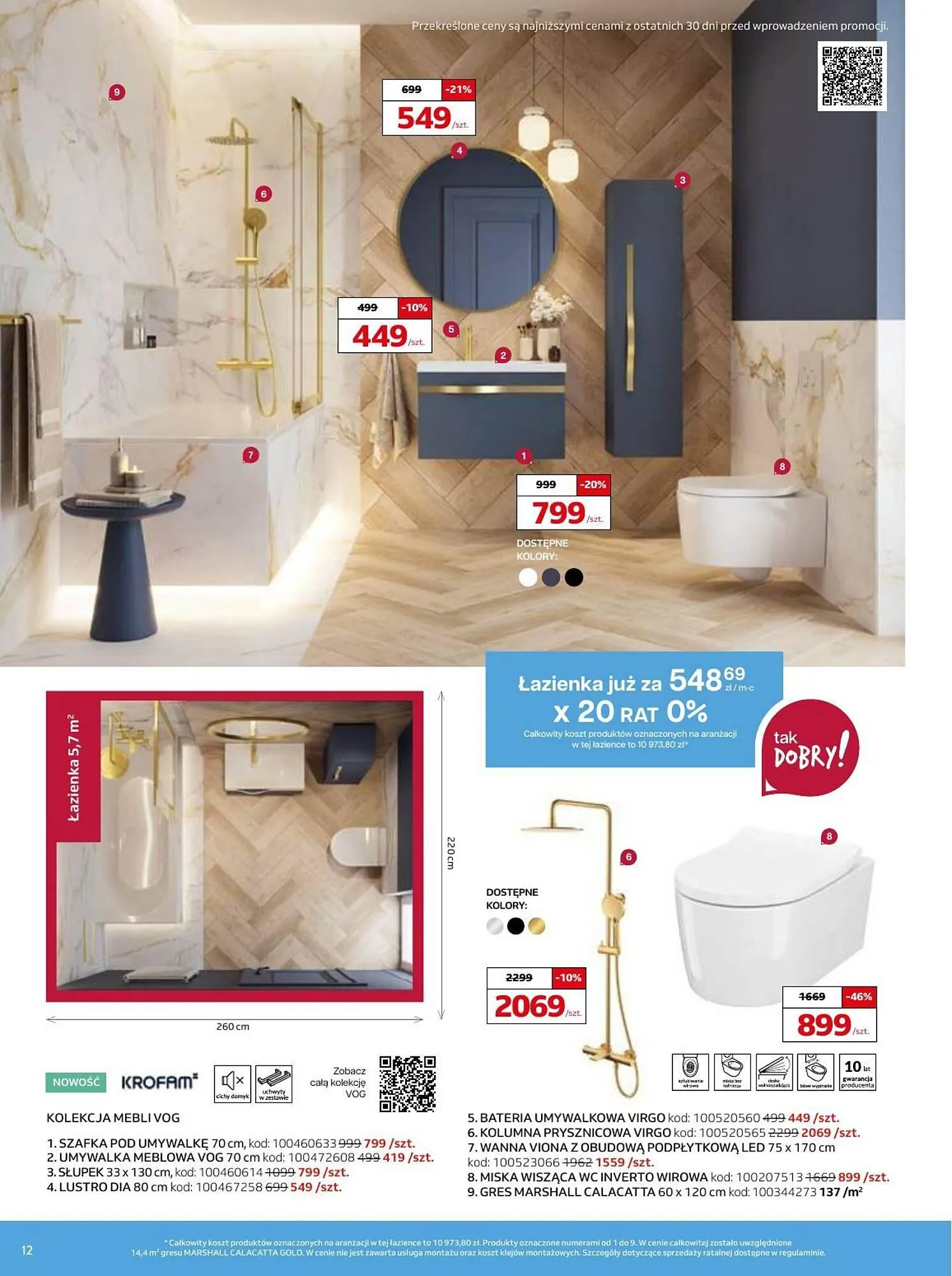 Gazetka Komfort gazetka od 9 stycznia do 18 lutego 2025 - Strona 12