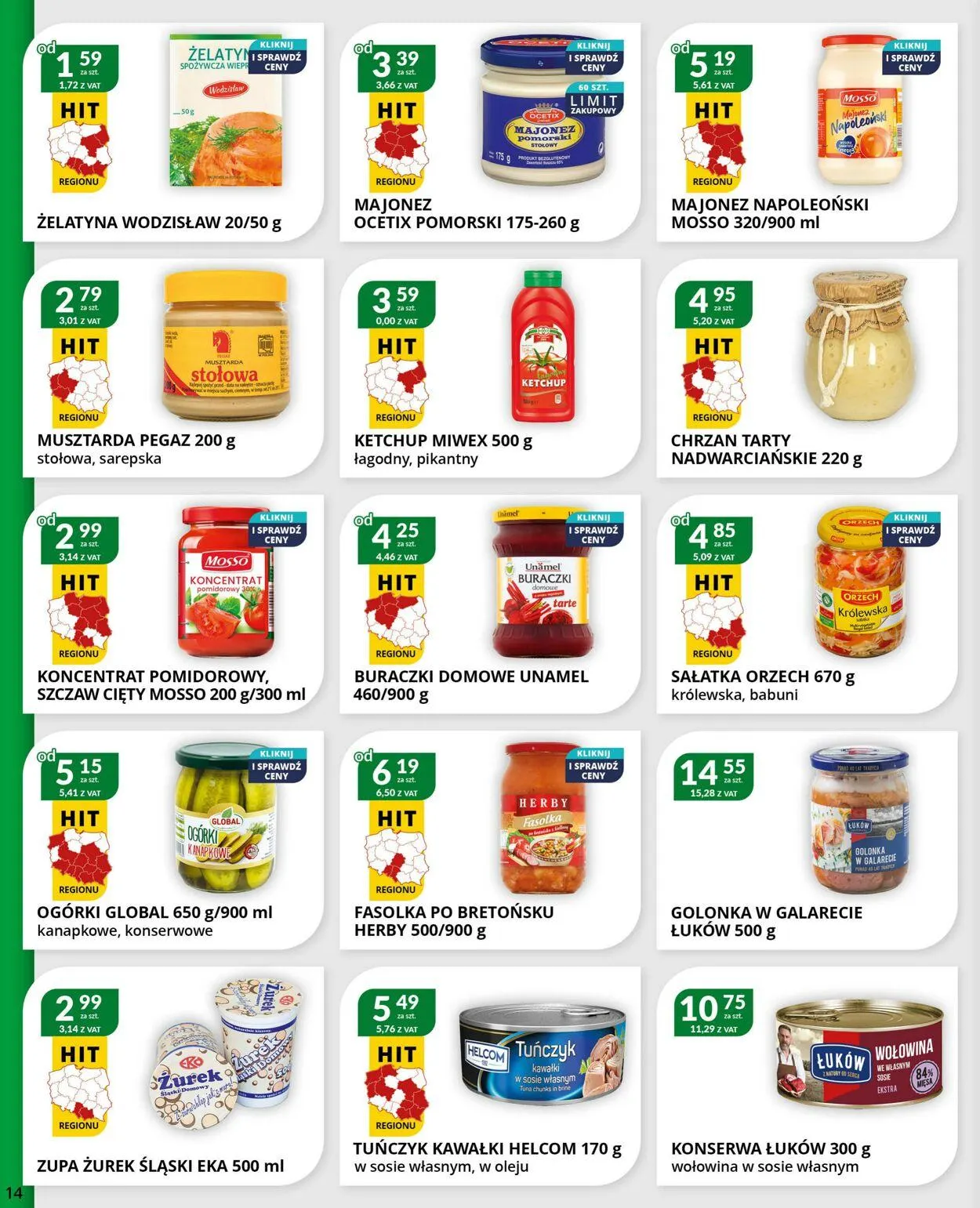 Gazetka Eurocash Aktualna gazetka od 28 października do 17 listopada 2024 - Strona 14