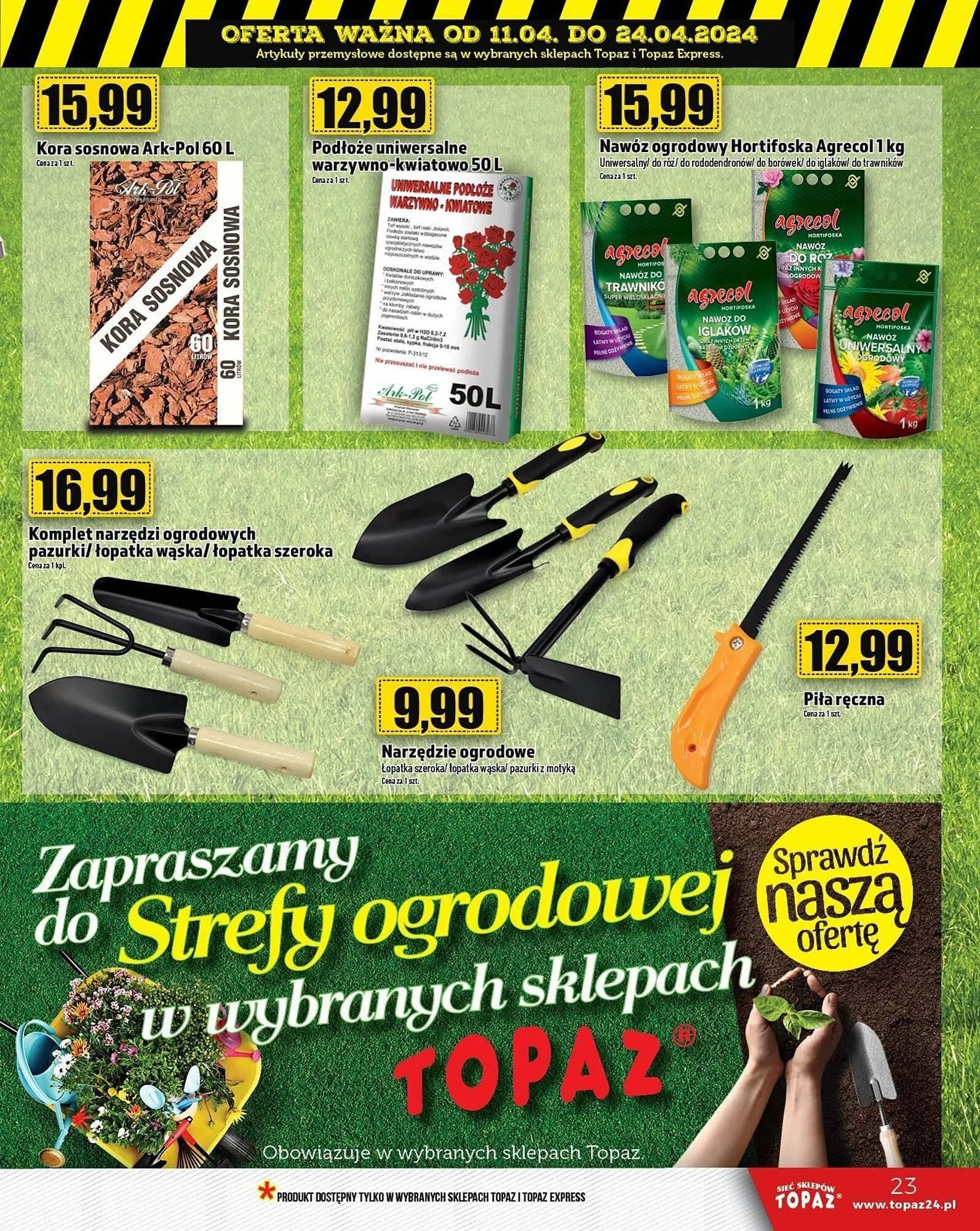 Gazetka Topaz gazetka od 11 kwietnia do 17 kwietnia 2024 - Strona 23