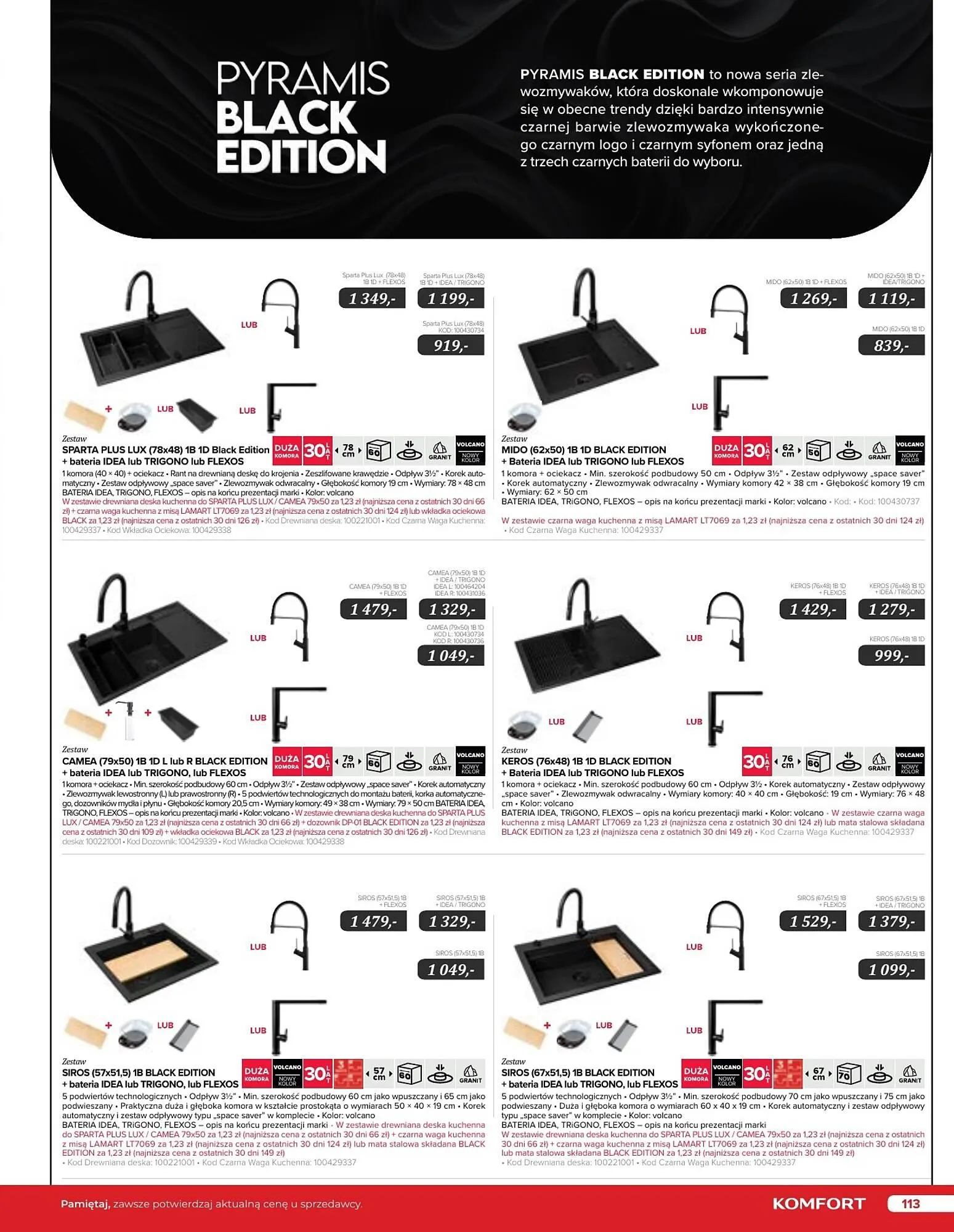 Gazetka Komfort gazetka od 11 września do 31 grudnia 2024 - Strona 113