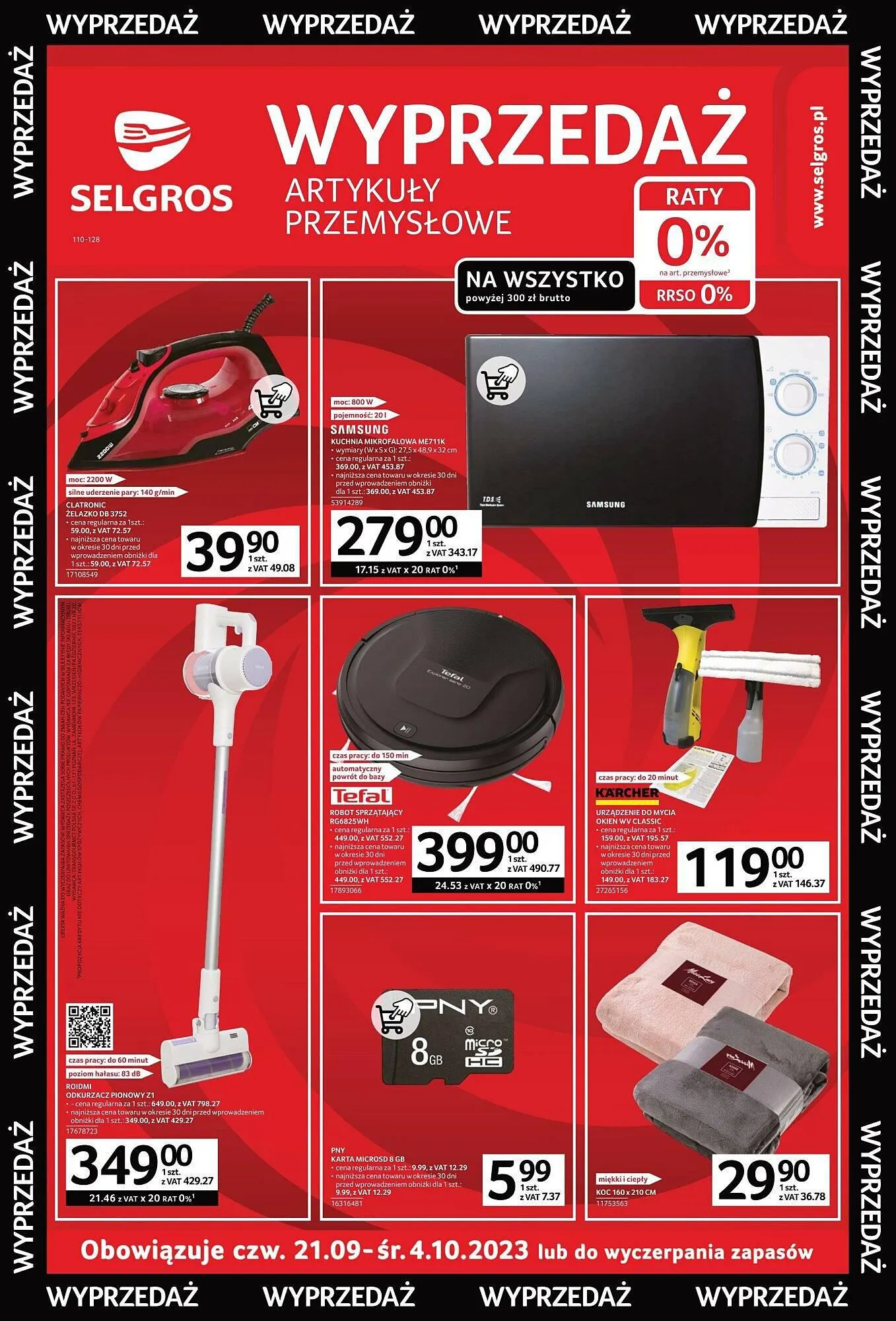 Gazetka Selgros gazetka od 21 września do 4 października 2023 - Strona 1