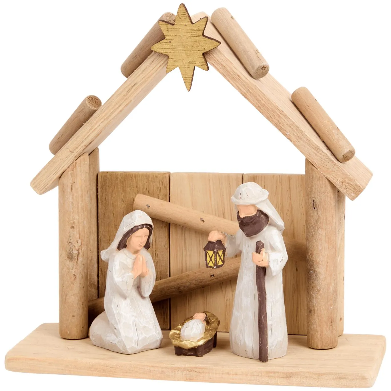 Presepe in legno Absolu Chic