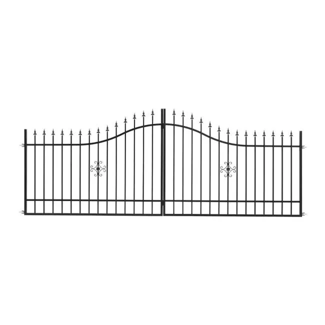 Brama Polbram Steel Group Rodos 400 x 150 cm czarna