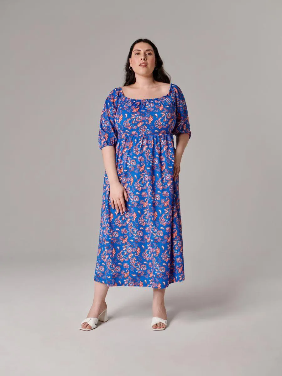 Sukienka maxi w kwiaty