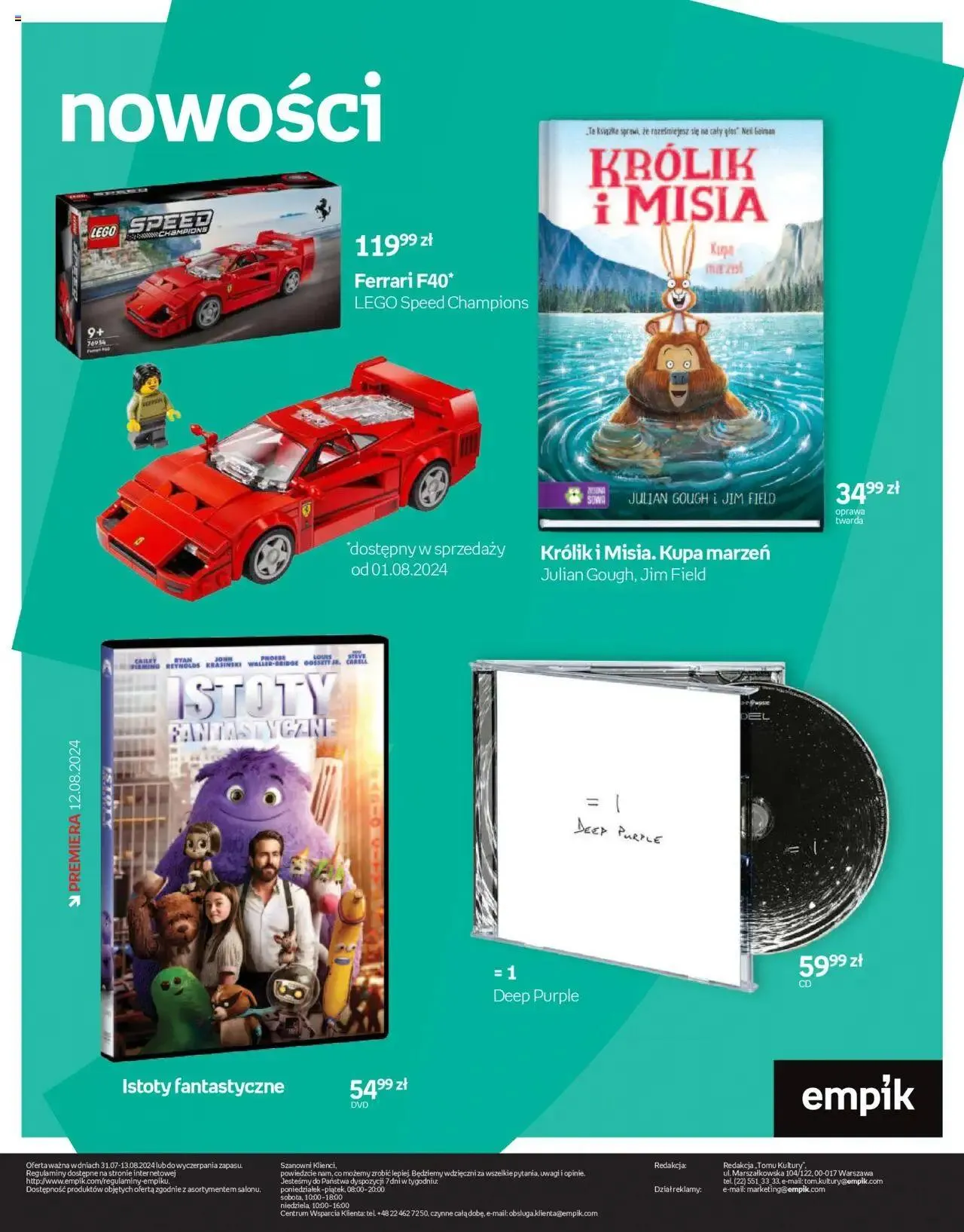 Gazetka Empik Gazetka od 31 lipca do 13 sierpnia 2024 - Strona 66