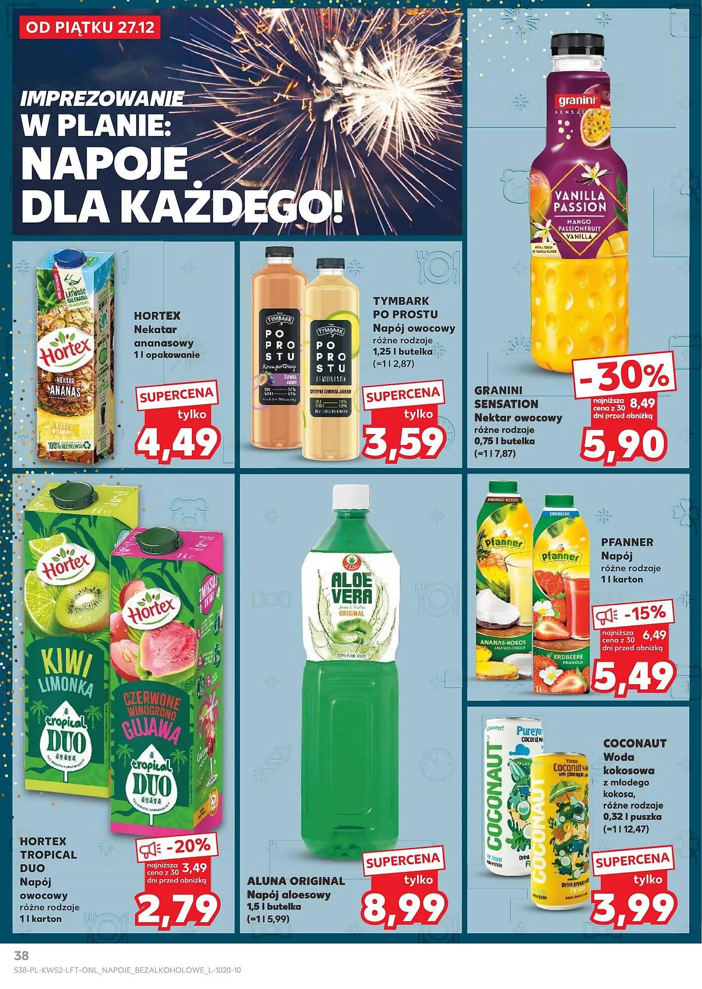 Gazetka Kaufland gazetka od 27 grudnia do 31 grudnia 2024 - Strona 38