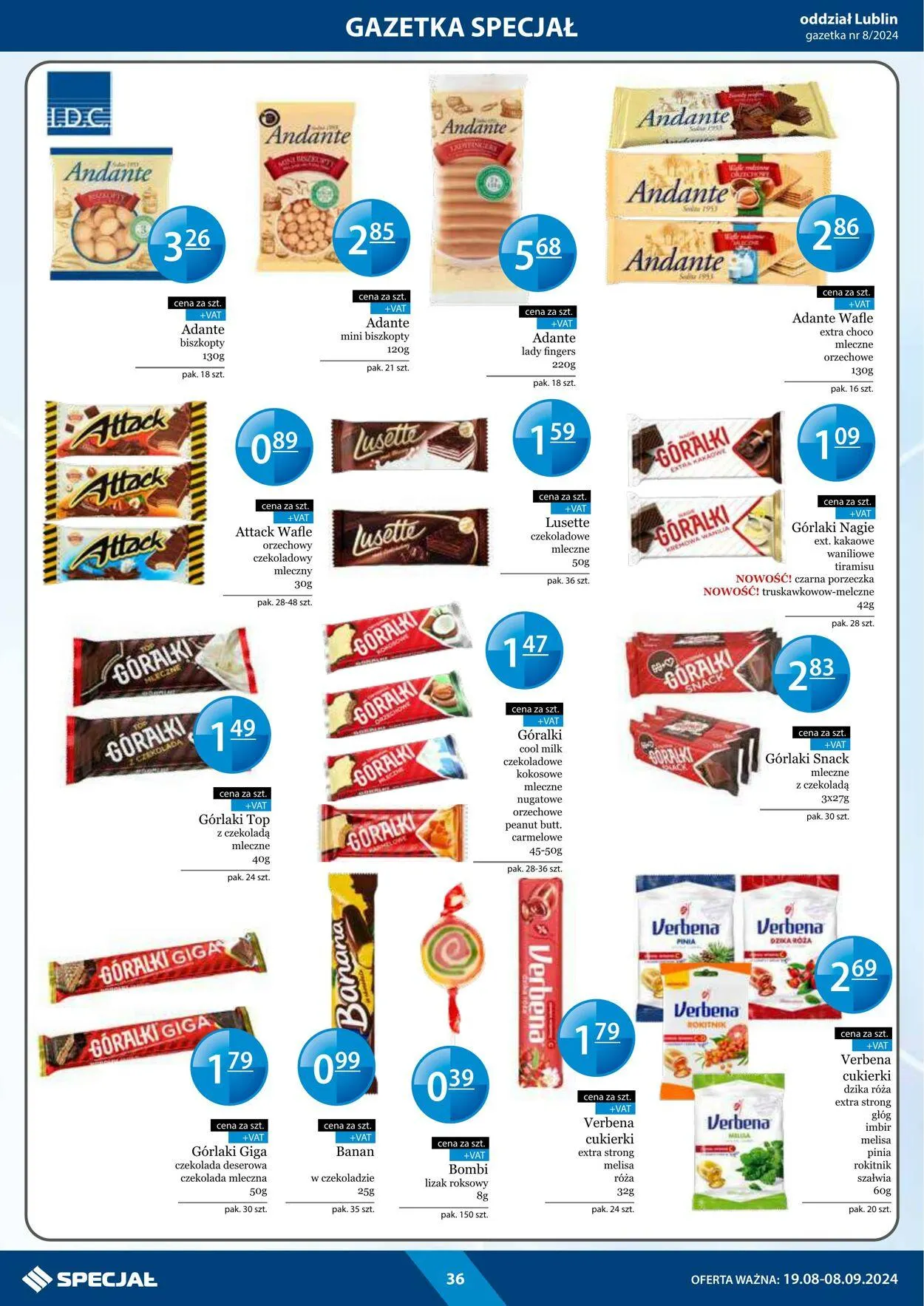 Gazetka Specjał od 19 sierpnia do 8 września 2024 - Strona 36