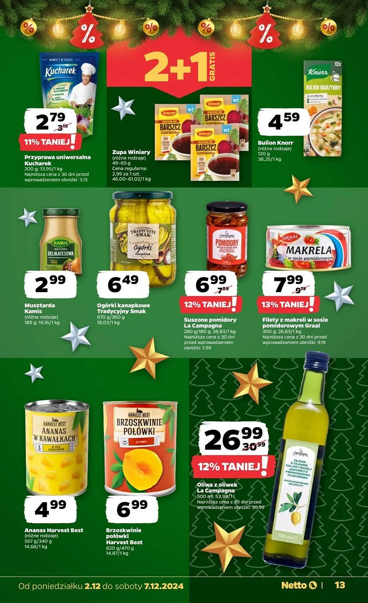 Gazetka Netto gazetka od 2 grudnia do 7 grudnia 2024 - Strona 13