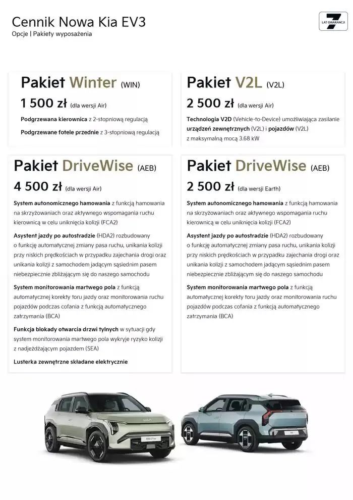Gazetka Nowa Kia EV3 Cennik 2025  od 21 lutego do 31 grudnia 2025 - Strona 5