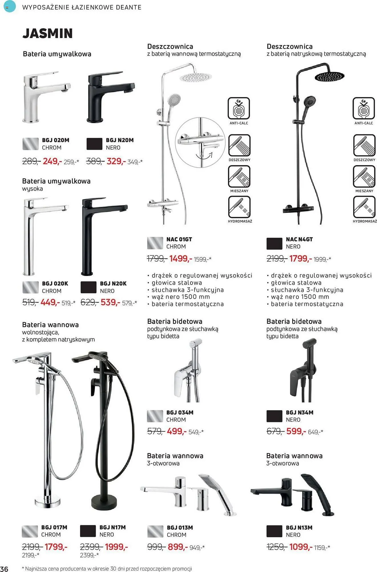 Gazetka Deante gazetka od 1 sierpnia do 31 grudnia 2023 - Strona 36