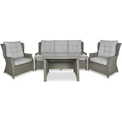 Zestaw mebli Siena ciemnoszary