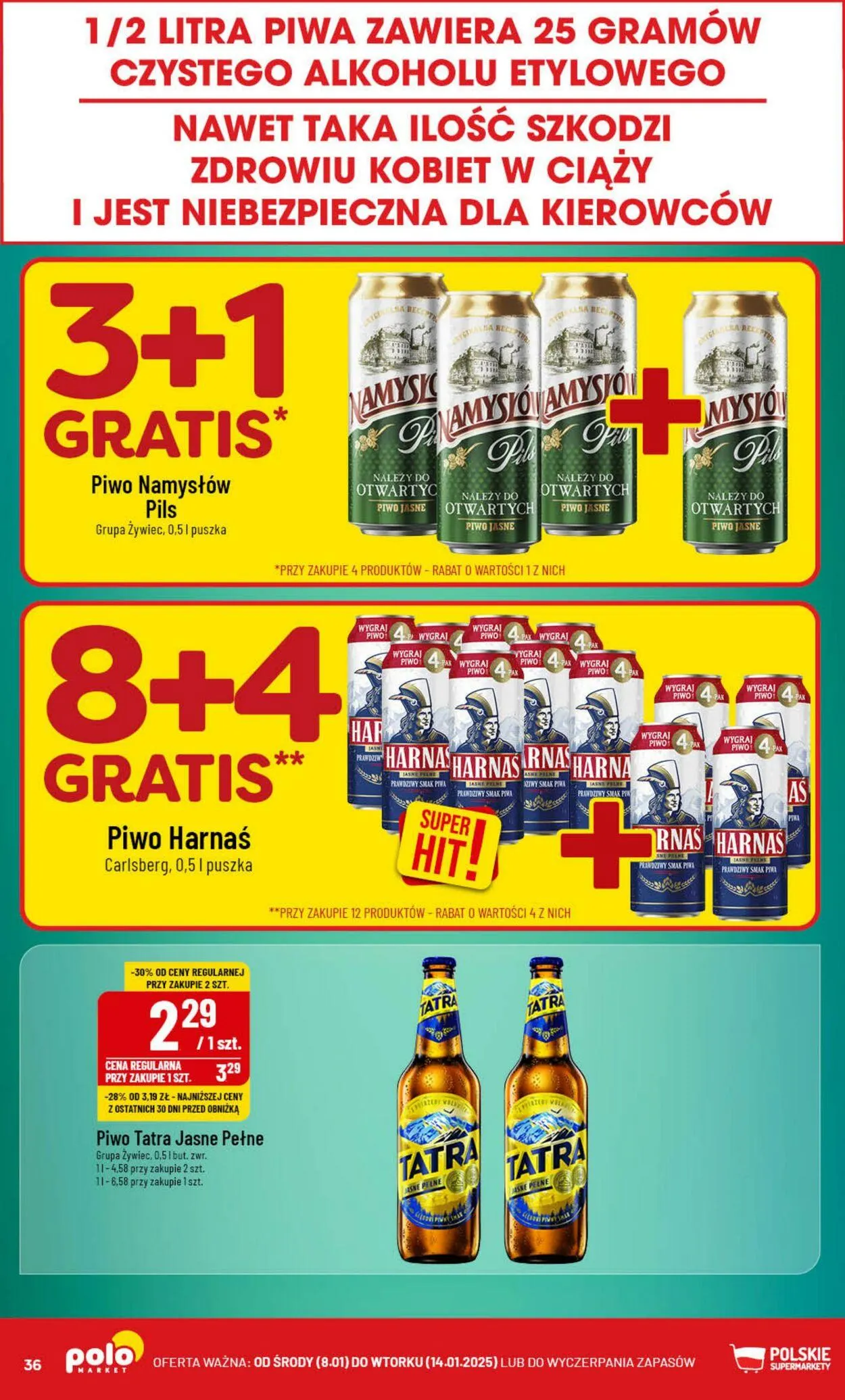 Gazetka Polomarket Aktualna gazetka od 8 stycznia do 14 stycznia 2025 - Strona 36