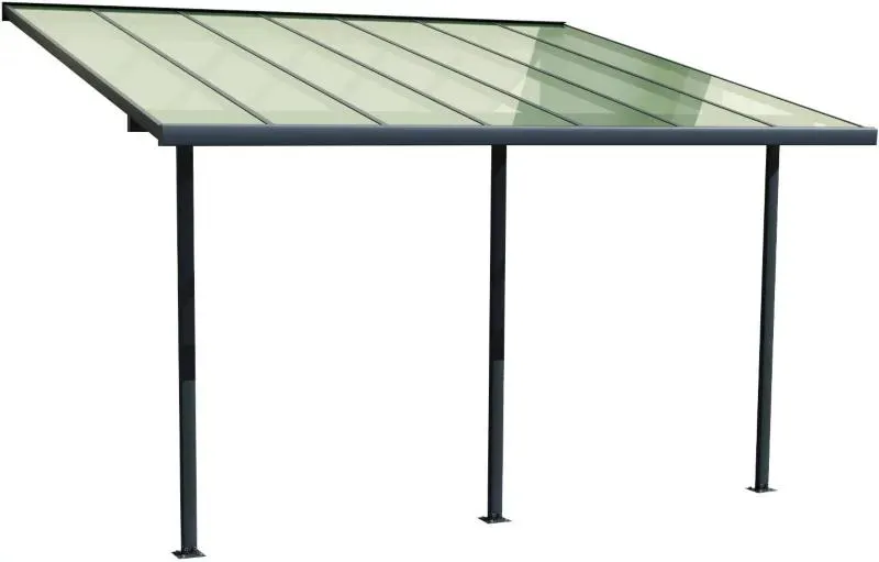 Pergola aluminiowa Verve 3 x 4,2 m szara