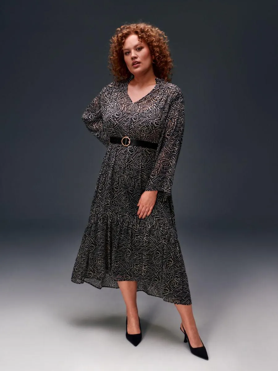 Sukienka maxi w kwiaty