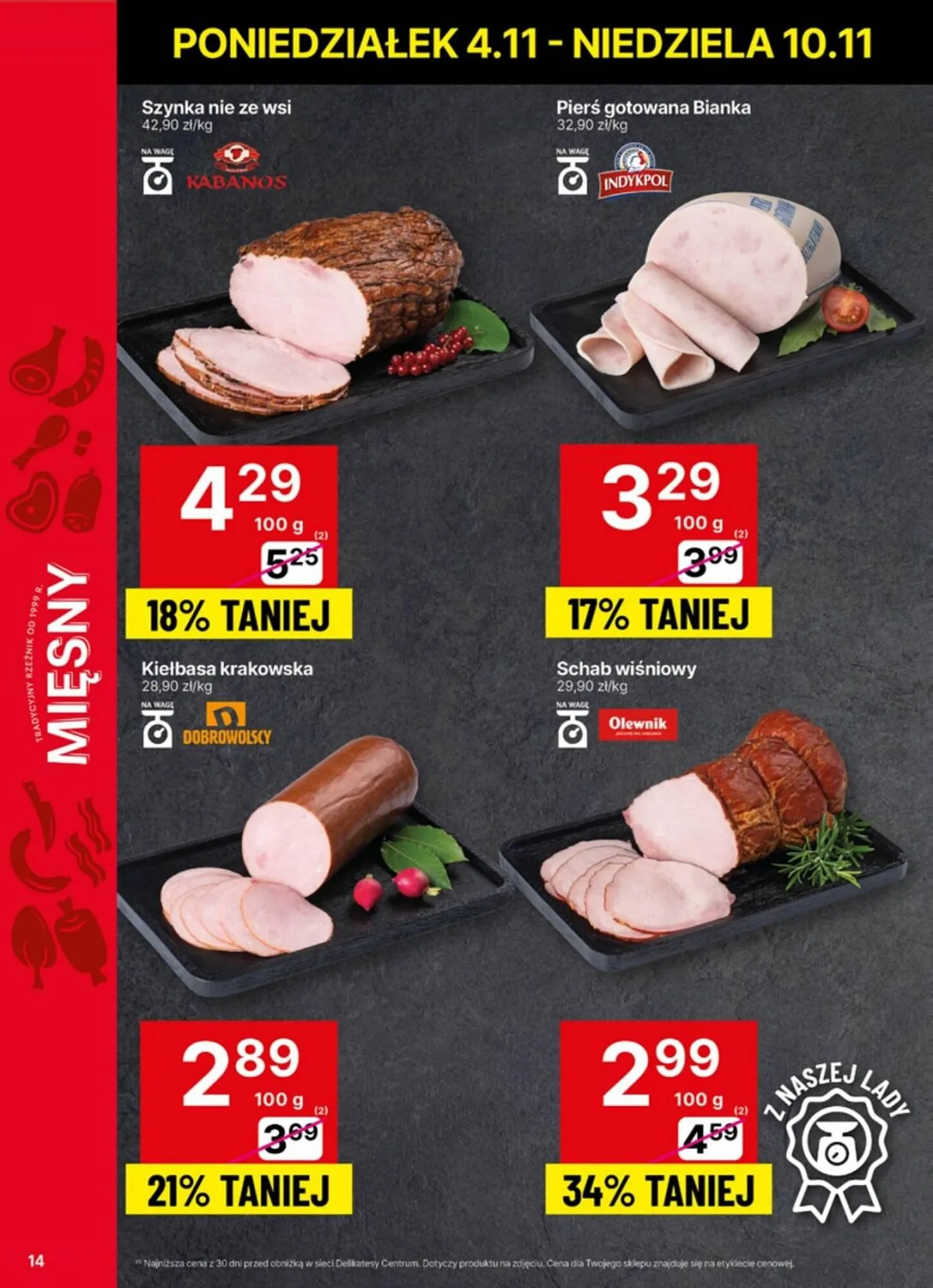 Gazetka Delikatesy Centrum gazetka od 4 listopada do 10 listopada 2024 - Strona 14