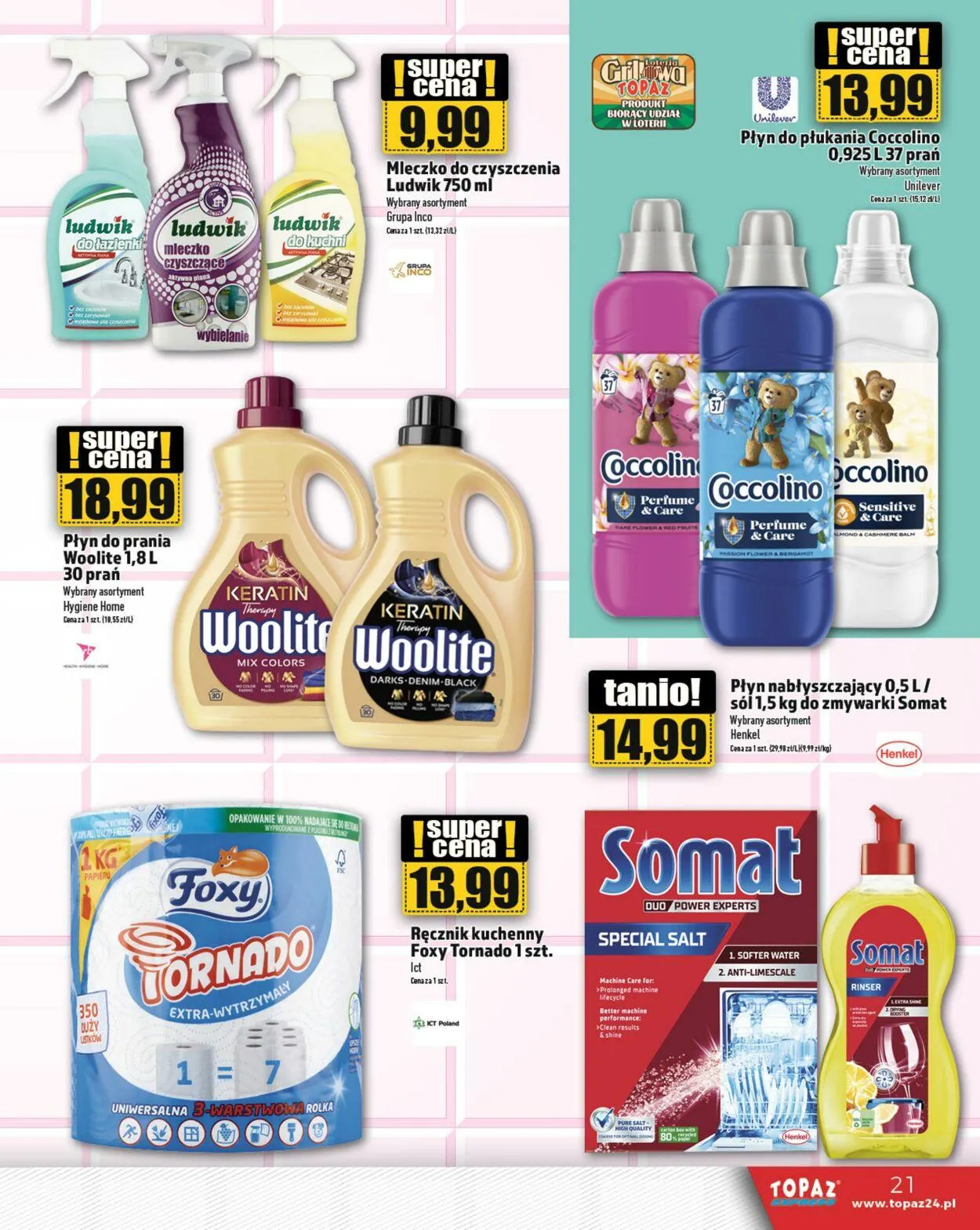 Gazetka Topaz Aktualna gazetka od 10 lipca do 24 lipca 2024 - Strona 21