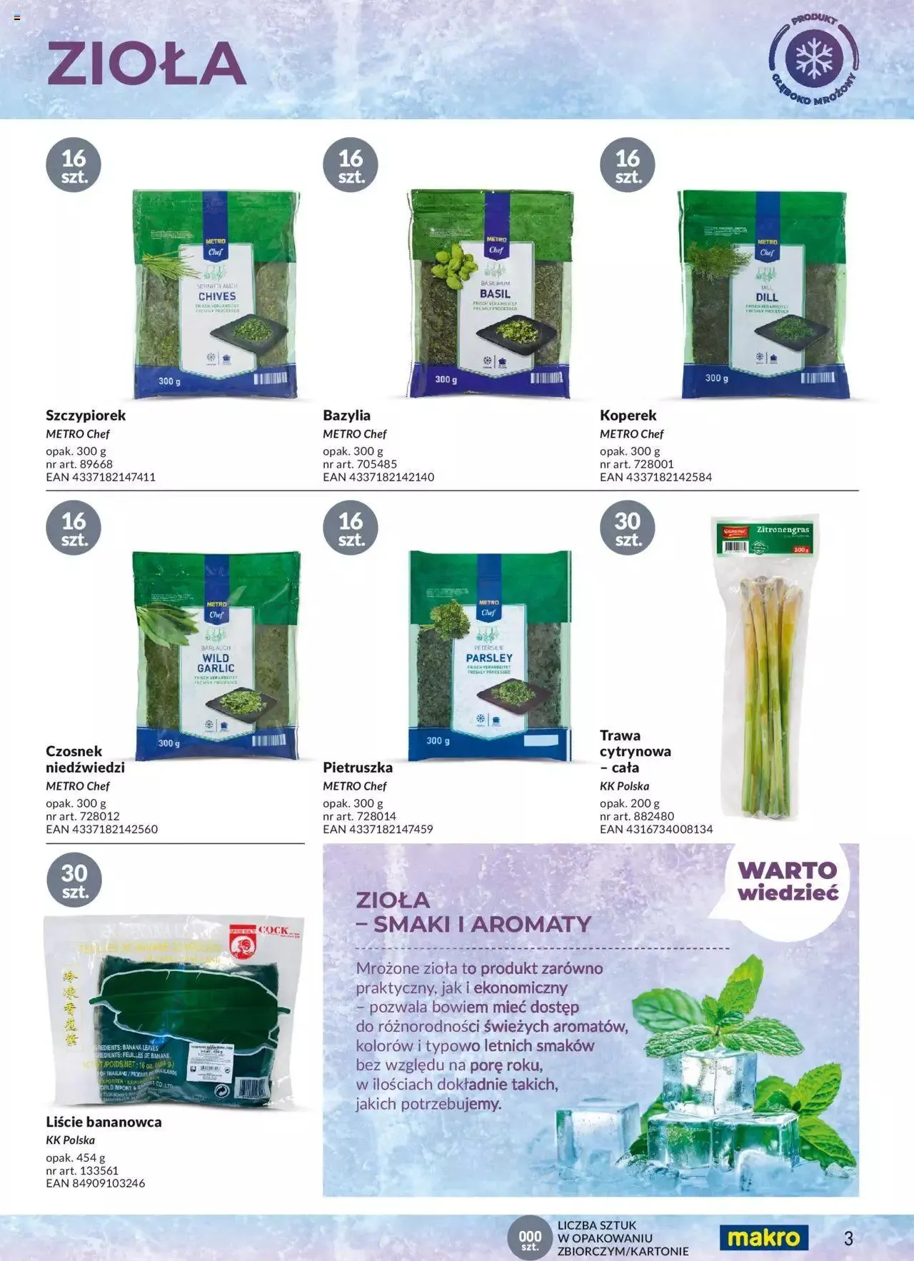 Gazetka Makro Gazetka - Mrożonki od 20 maja do 31 stycznia 2025 - Strona 3