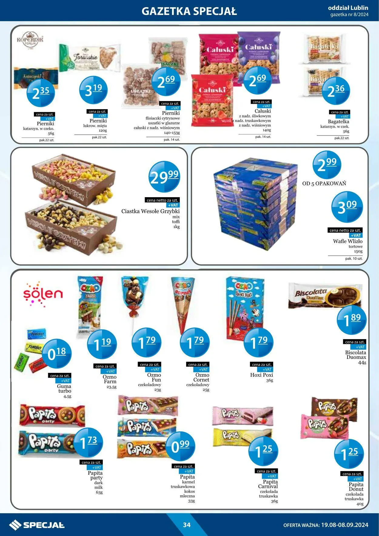 Gazetka Specjał od 19 sierpnia do 8 września 2024 - Strona 34