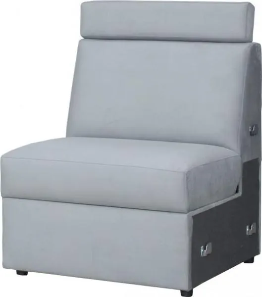 Siedzisko 1-osobowe Lazur (Plusz szary)