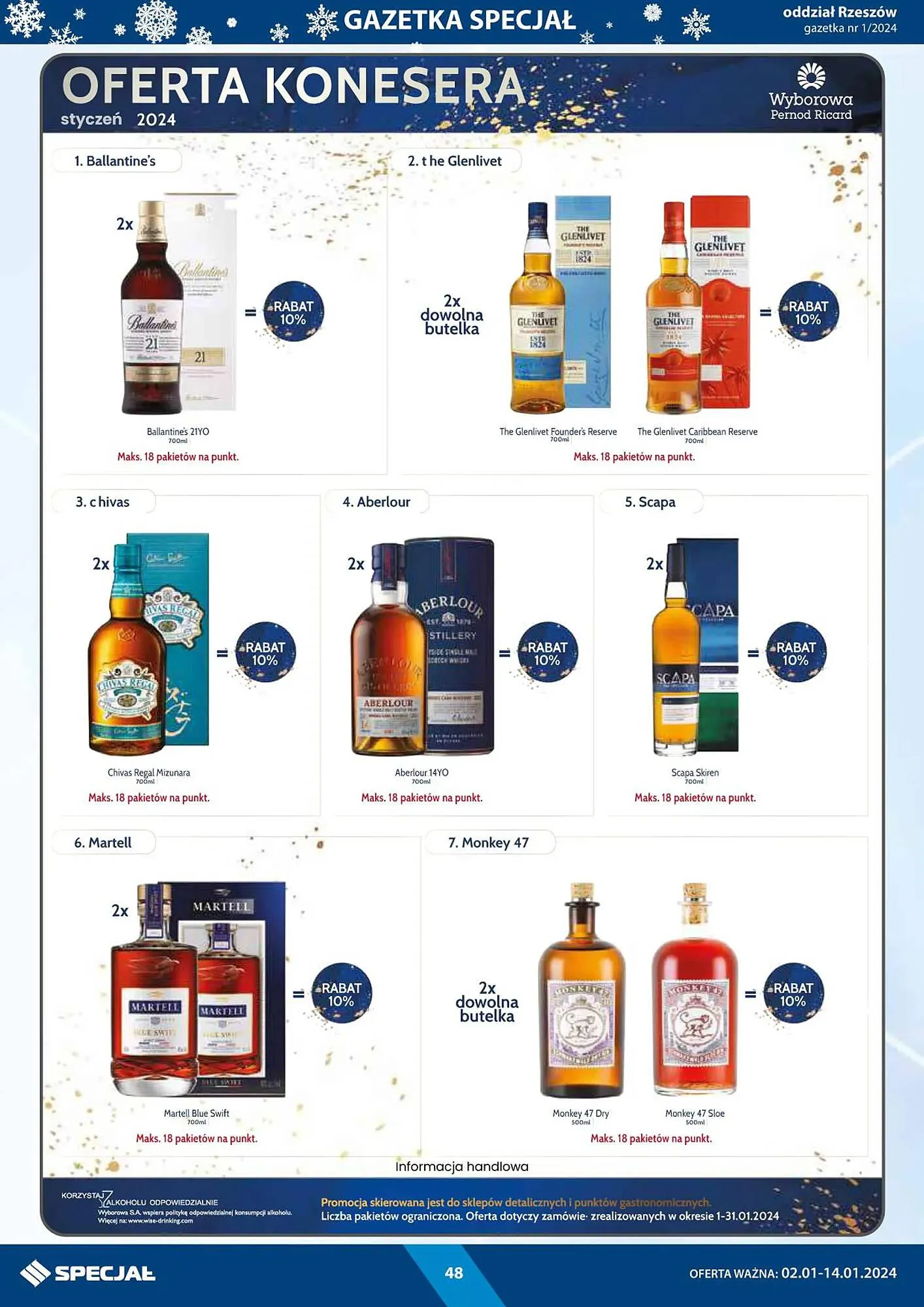 Gazetka Specjał gazetka od 2 stycznia do 14 stycznia 2024 - Strona 48