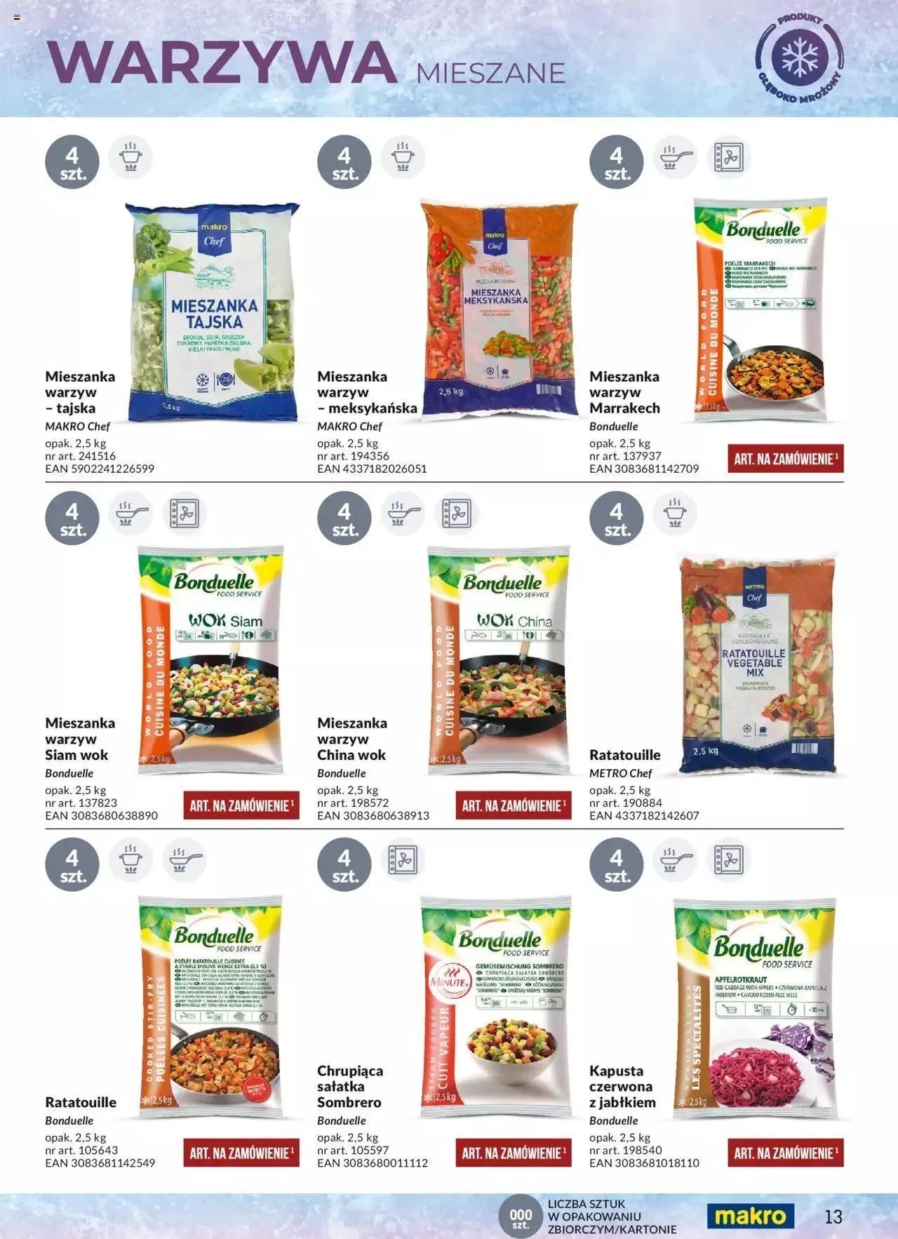 Gazetka Makro Gazetka - Mrożonki od 20 maja do 31 stycznia 2025 - Strona 13