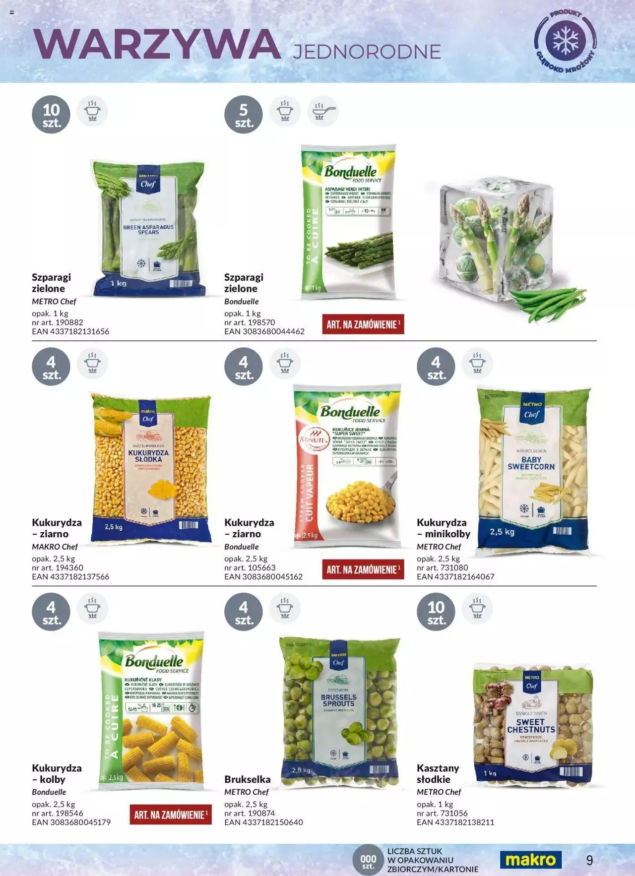 Gazetka Makro Gazetka - Mrożonki od 20 maja do 31 stycznia 2025 - Strona 9