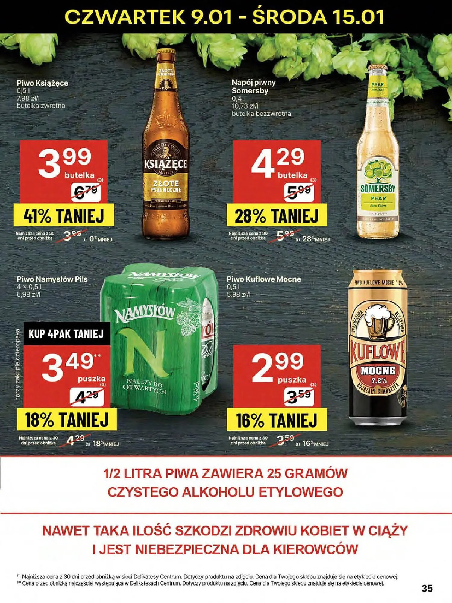 Gazetka Delikatesy Centrum gazetka od 9 stycznia do 15 stycznia 2025 - Strona 35