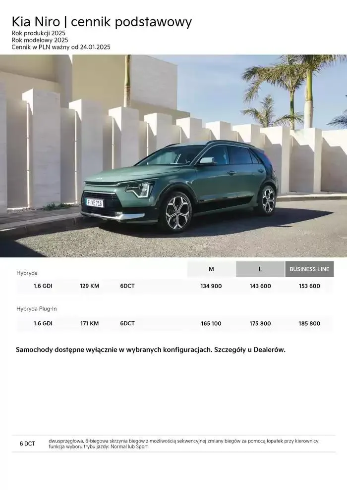 Gazetka Kia Niro Cennik 2025  od 21 lutego do 31 grudnia 2025 - Strona 2