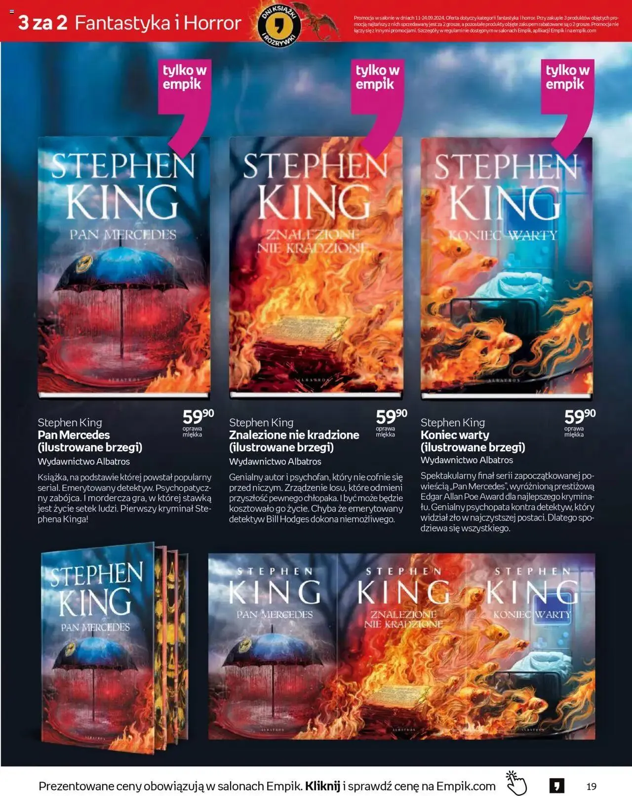 Gazetka Empik Gazetka od 11 września do 24 września 2024 - Strona 19