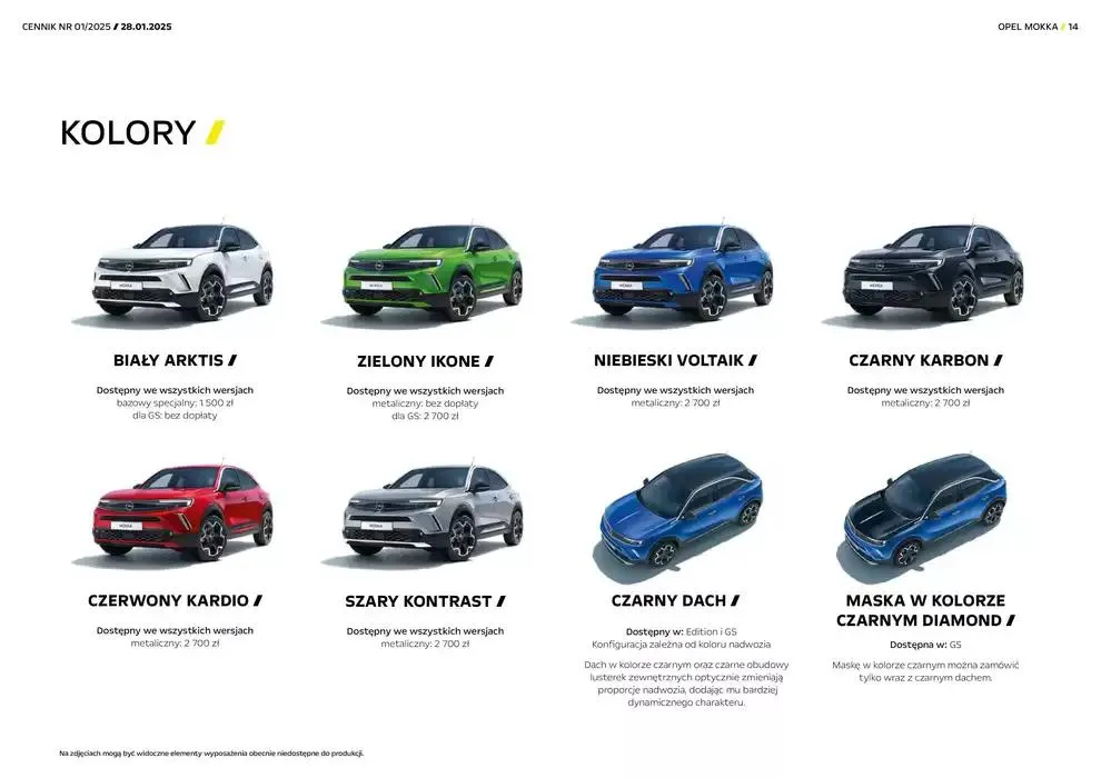 Gazetka Opel Mokka  od 30 stycznia do 31 grudnia 2025 - Strona 14