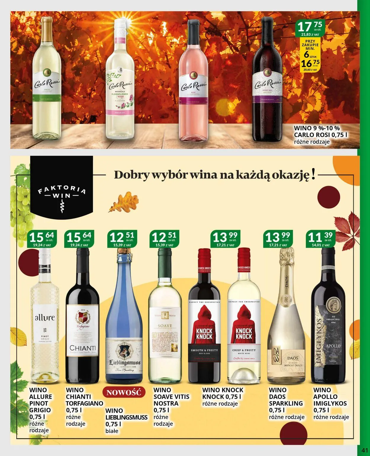 Gazetka Eurocash Aktualna gazetka od 28 października do 17 listopada 2024 - Strona 41