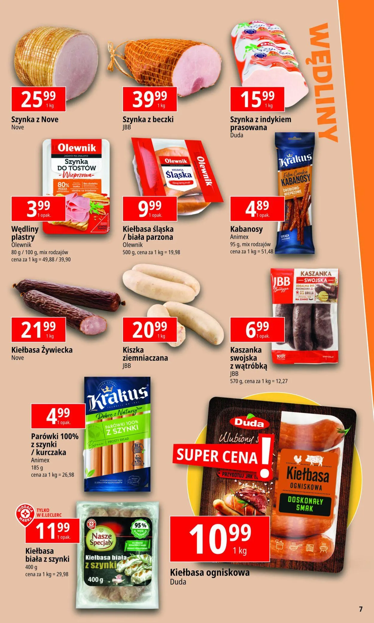 Gazetka E.Leclerc Aktualna gazetka od 5 czerwca do 19 czerwca 2024 - Strona 7