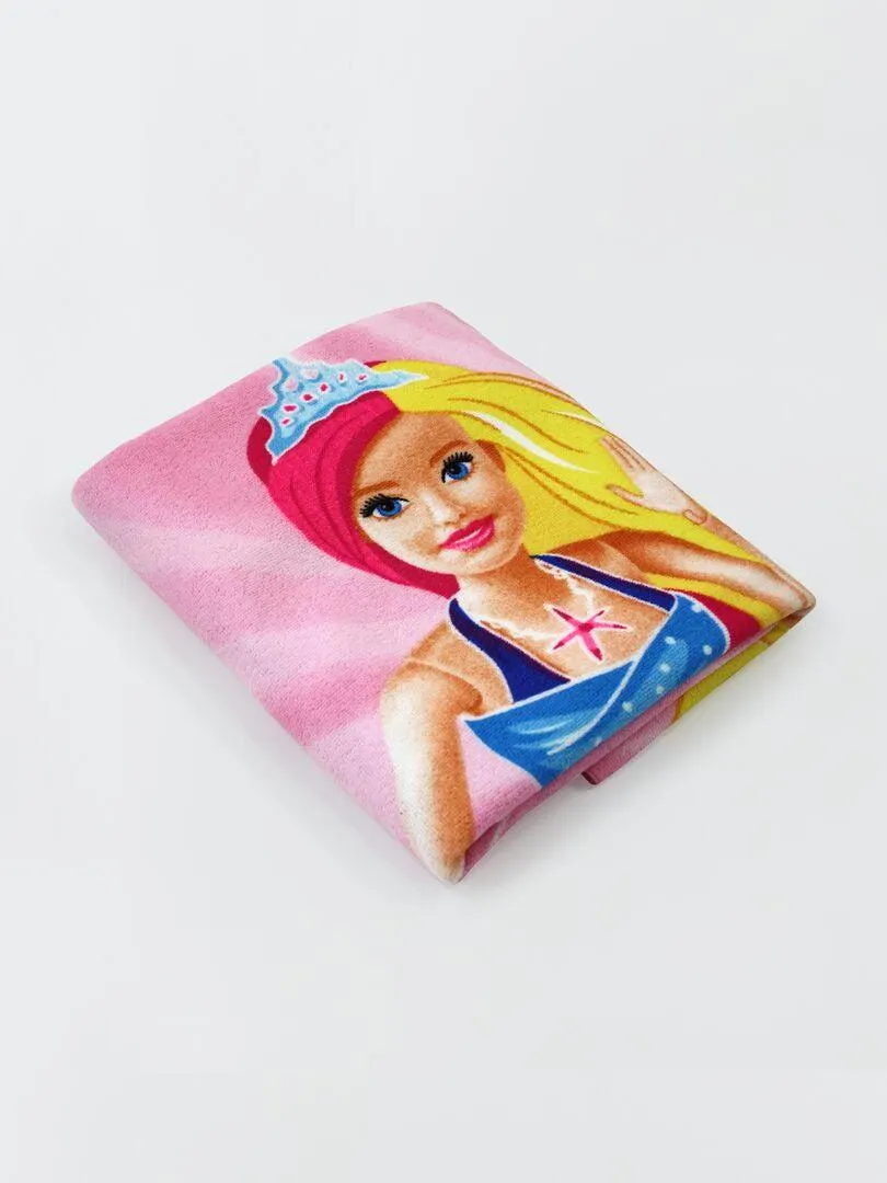 Drap de plage 'Barbie' - Rose