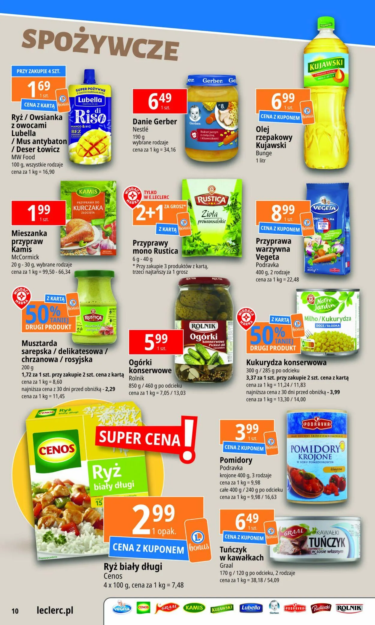 Gazetka E.Leclerc Aktualna gazetka od 5 czerwca do 19 czerwca 2024 - Strona 10
