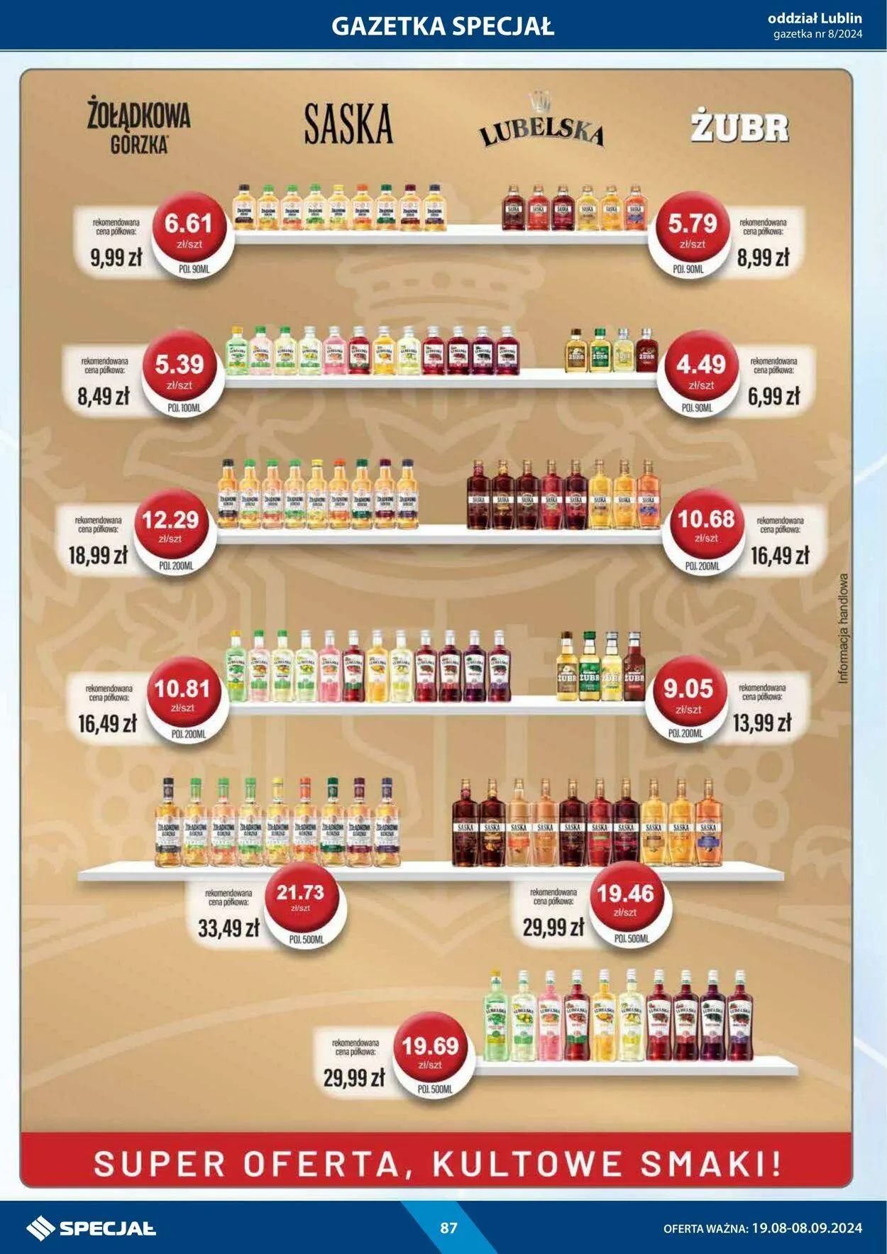 Gazetka Specjał od 19 sierpnia do 8 września 2024 - Strona 87