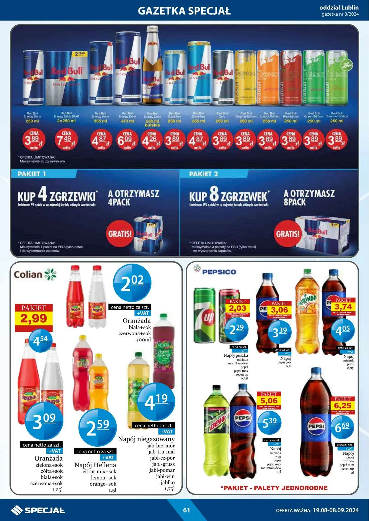 Gazetka Specjał od 19 sierpnia do 8 września 2024 - Strona 61