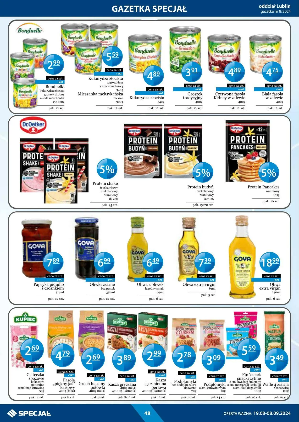 Gazetka Specjał od 19 sierpnia do 8 września 2024 - Strona 48