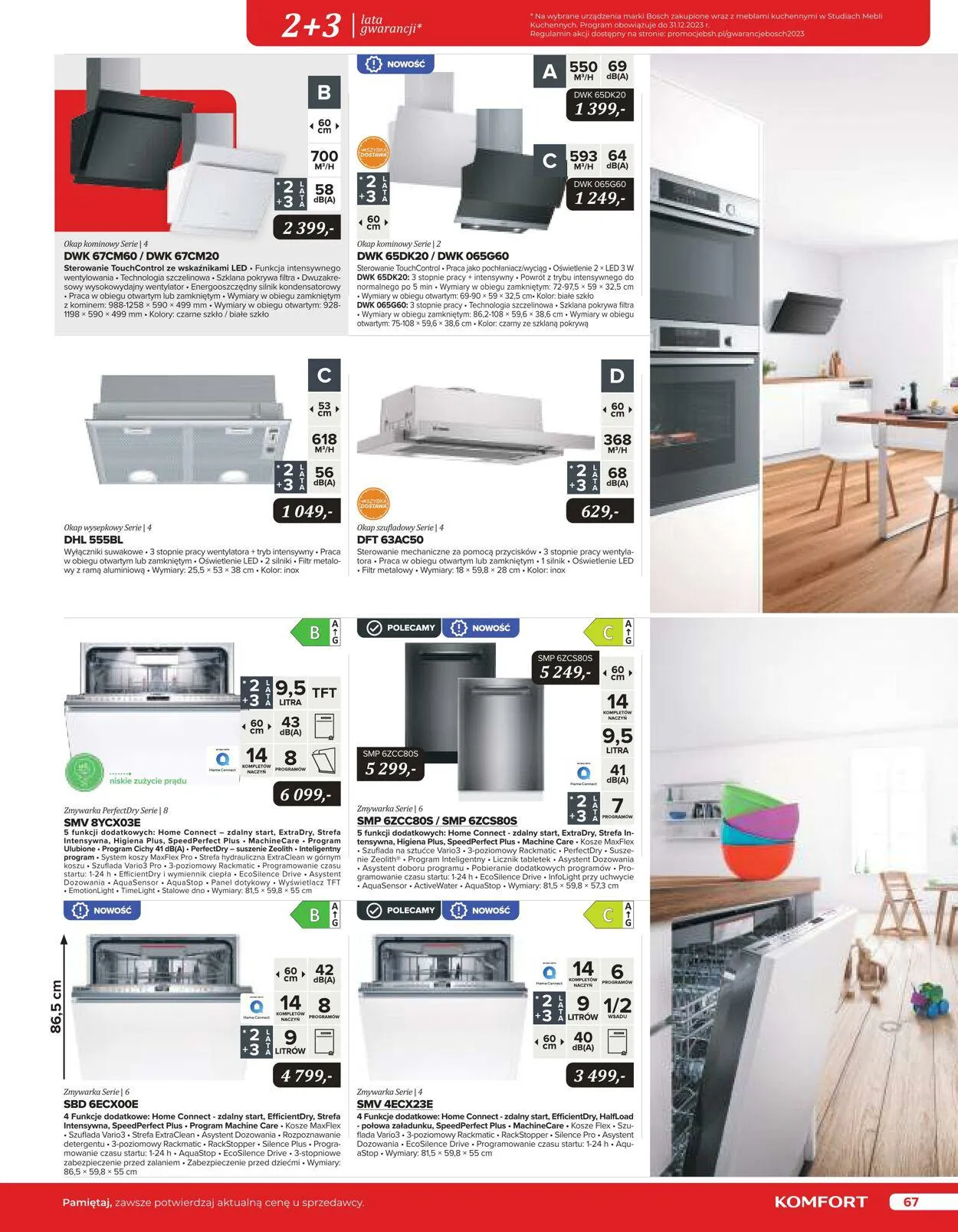 Gazetka Komfort Aktualna gazetka od 25 października do 31 stycznia 2024 - Strona 66