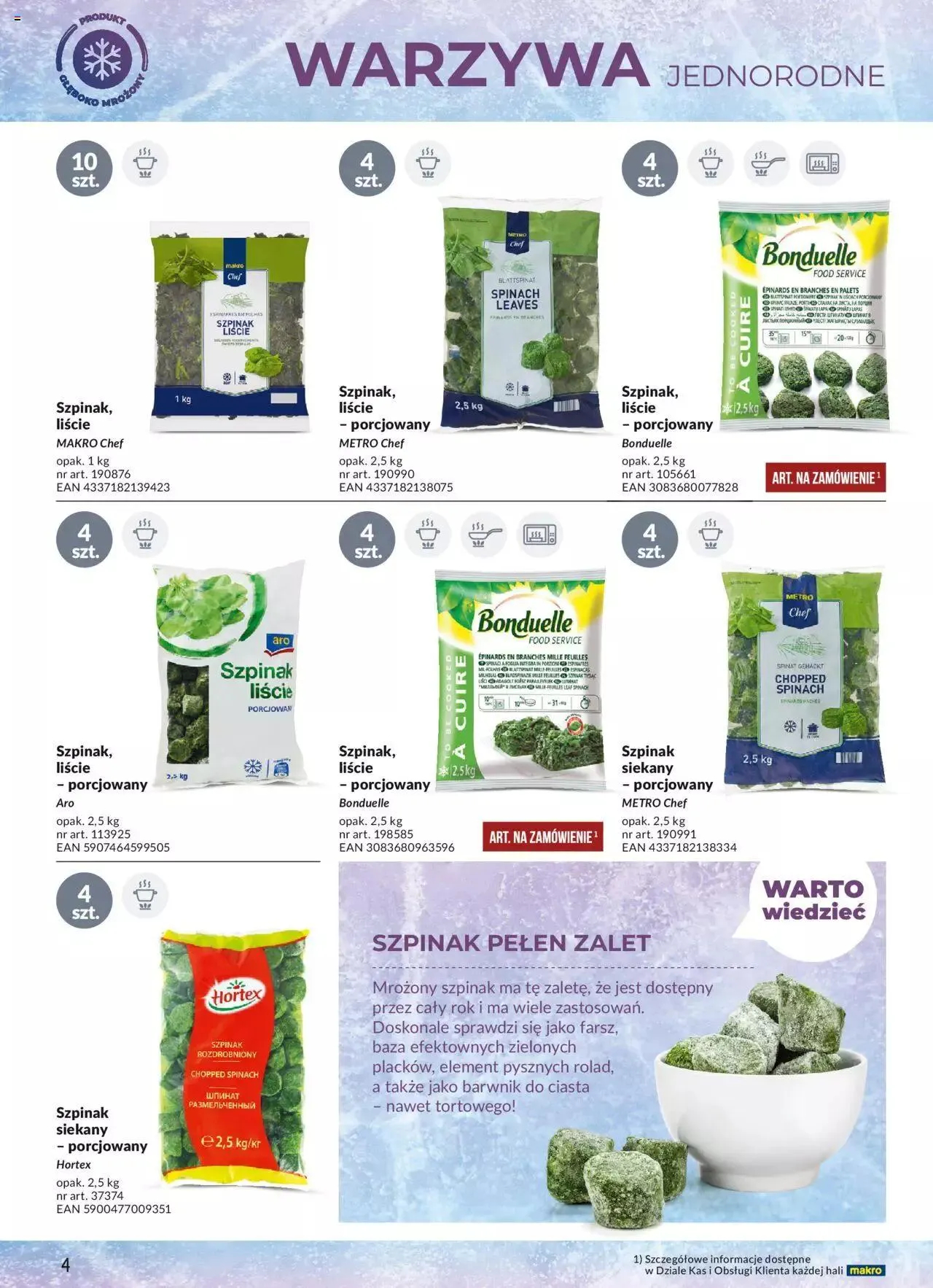 Gazetka Makro Gazetka - Mrożonki od 20 maja do 31 stycznia 2025 - Strona 4