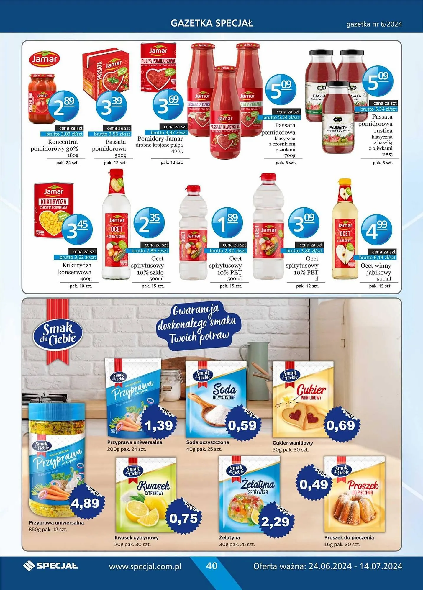 Gazetka Specjał gazetka od 24 czerwca do 14 lipca 2024 - Strona 40