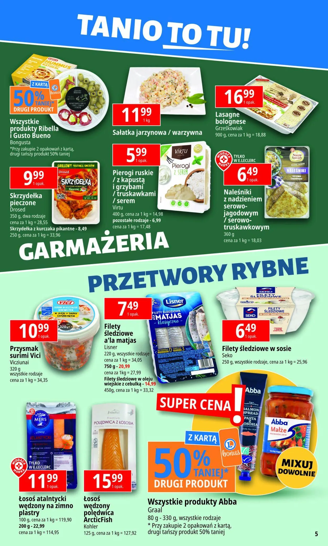 Gazetka E.Leclerc Aktualna gazetka od 5 czerwca do 19 czerwca 2024 - Strona 5