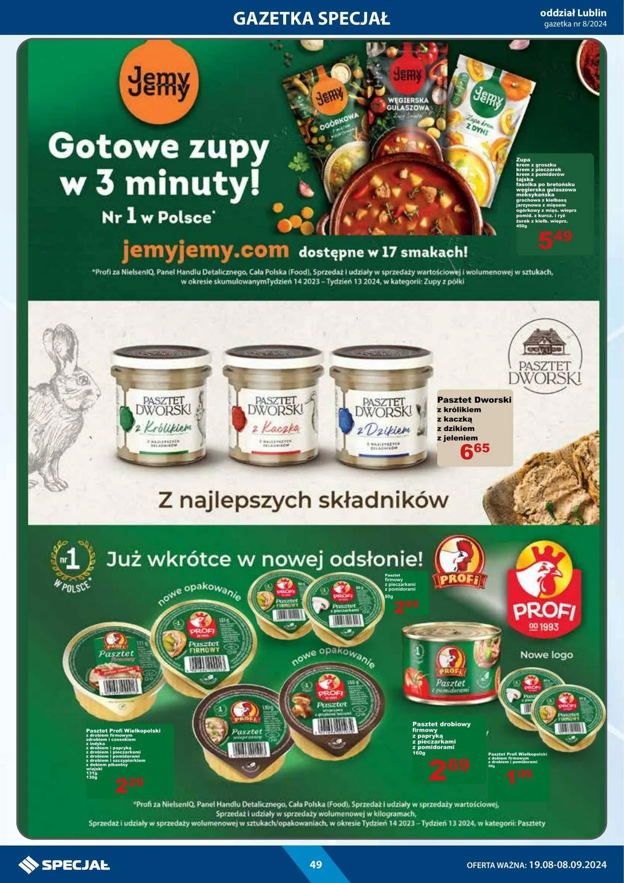 Gazetka Specjał od 19 sierpnia do 8 września 2024 - Strona 49