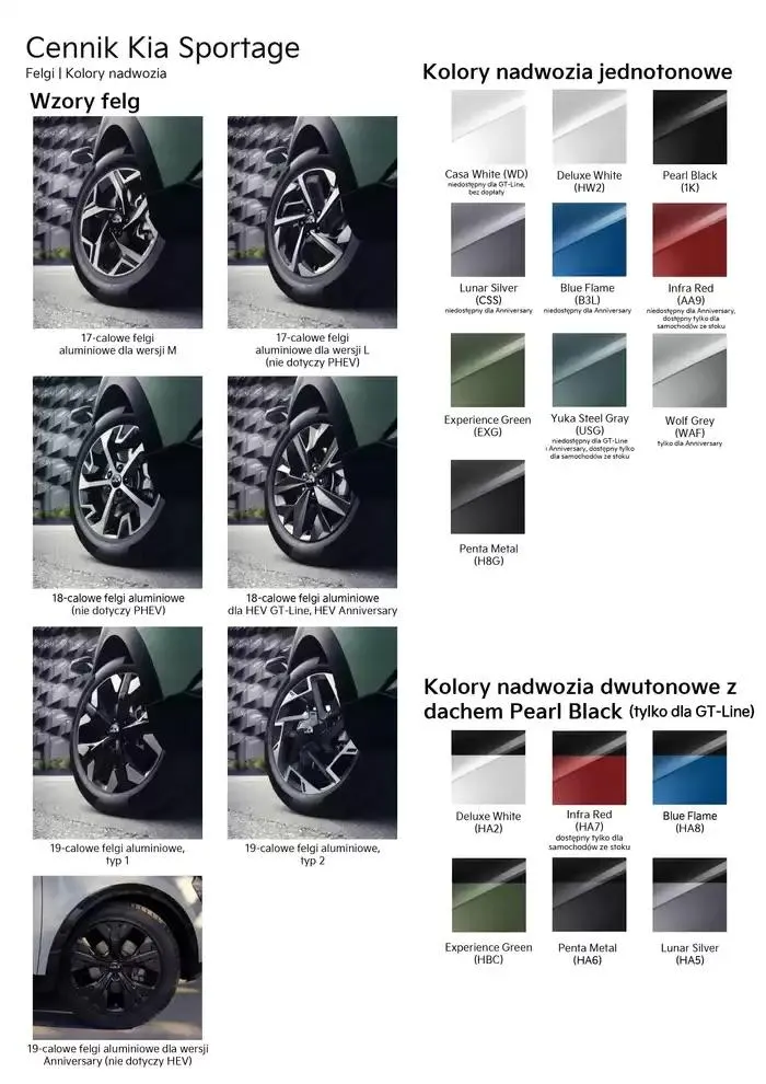 Gazetka Kia Sportage Cennik 2025  od 21 lutego do 31 grudnia 2025 - Strona 15