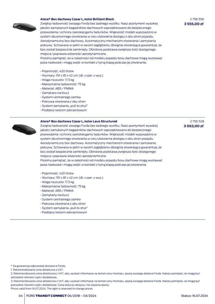 Gazetka FORD TRANSIT CONNECT od 3 sierpnia do 3 sierpnia 2025 - Strona 4