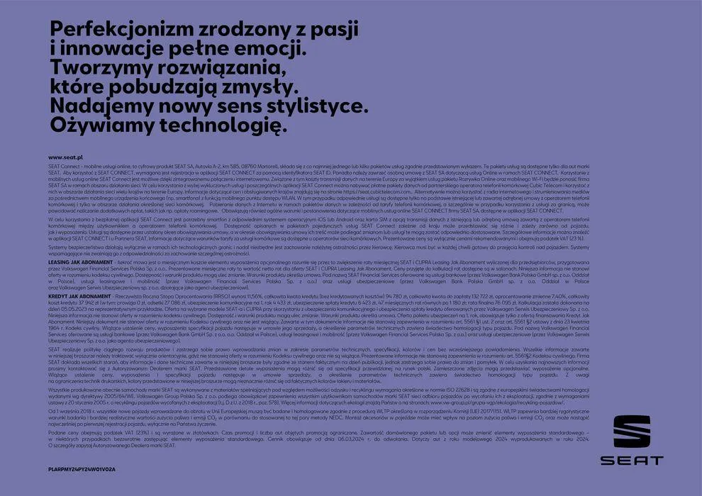 Gazetka SEAT Arona - Katalog i cennik od 4 kwietnia do 4 kwietnia 2025 - Strona 12