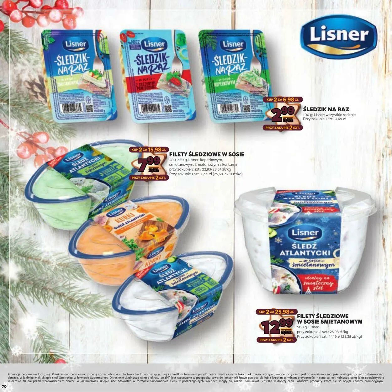 Gazetka Stokrotka Aktualna gazetka od 12 grudnia do 27 grudnia 2024 - Strona 70