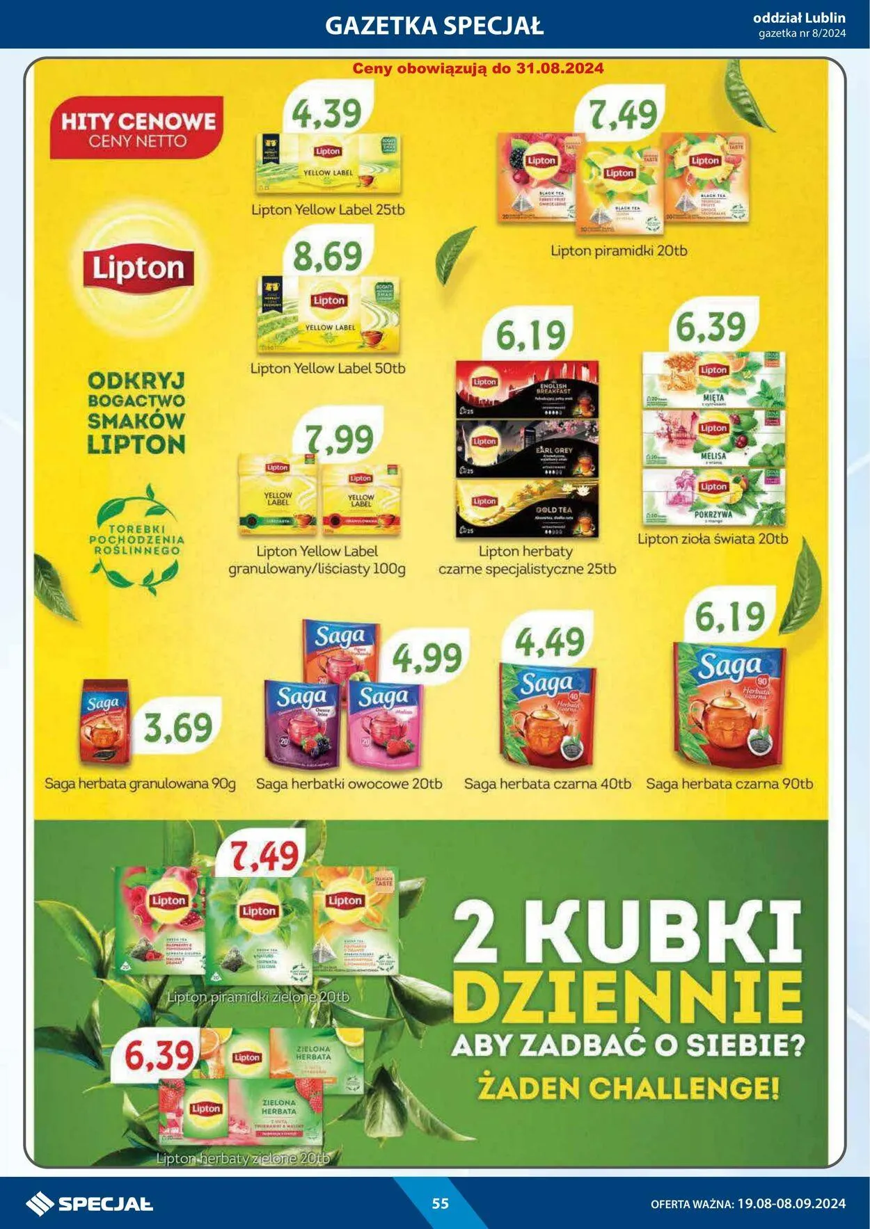 Gazetka Specjał od 19 sierpnia do 8 września 2024 - Strona 55