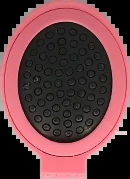 Szczotka do włosów, składana z lusterkiem, różne kolory